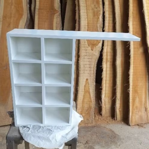 rak gelas kayu jati | suka woodcraft