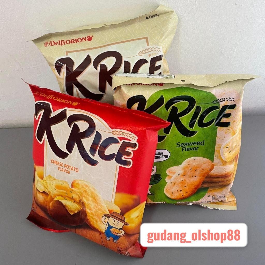 

[GOS] Krice Delfi Orion Krekers Beras Sweet / Seaweed /Potato ISI 14