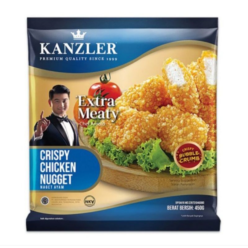 

Kanzler Naget Ayam Krispi 450 g - only sameday dan instan