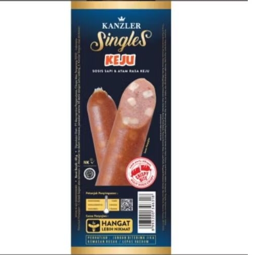 

Kanzler Singles Sosis Sapi & Ayam Keju 65 g - only sameday dan instan