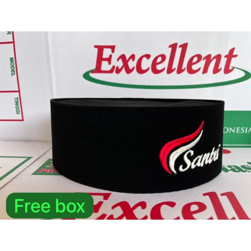 Songkok logo santri songkok bordir santri peci logo santri peci grosir dan ecer dewasa dan anak anak