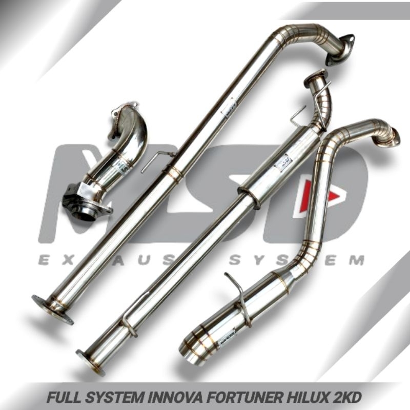 Full System Knalpot Mobil Innova Diesel 2Kd By MSD Exhaust