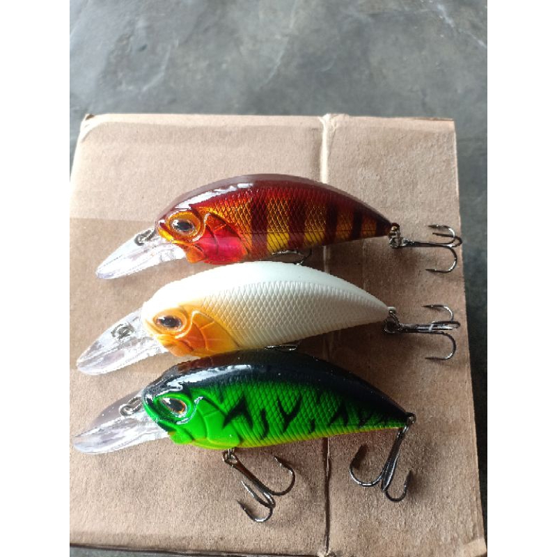 1pcs umpan pancing lure WTD Ngambang 8.7cm 15g, cocok untuk mancing casting ikan hampala gabus toman