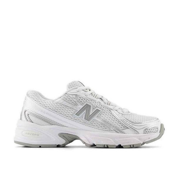 New Balance 740 White Silver GS GR740WM ORIGINAL NB 740