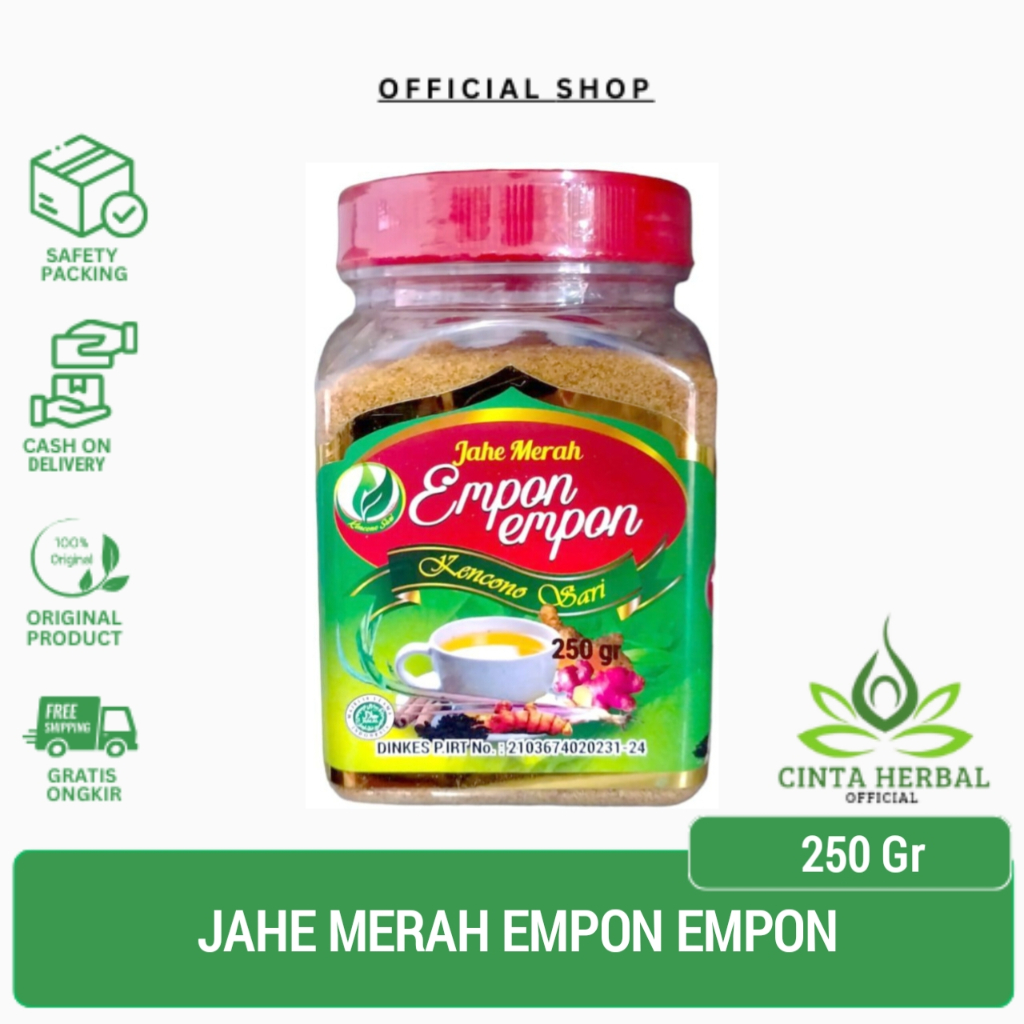 

Jahe Merah EMPON EMPON Kencono Sari 250 gr ORIGINAL