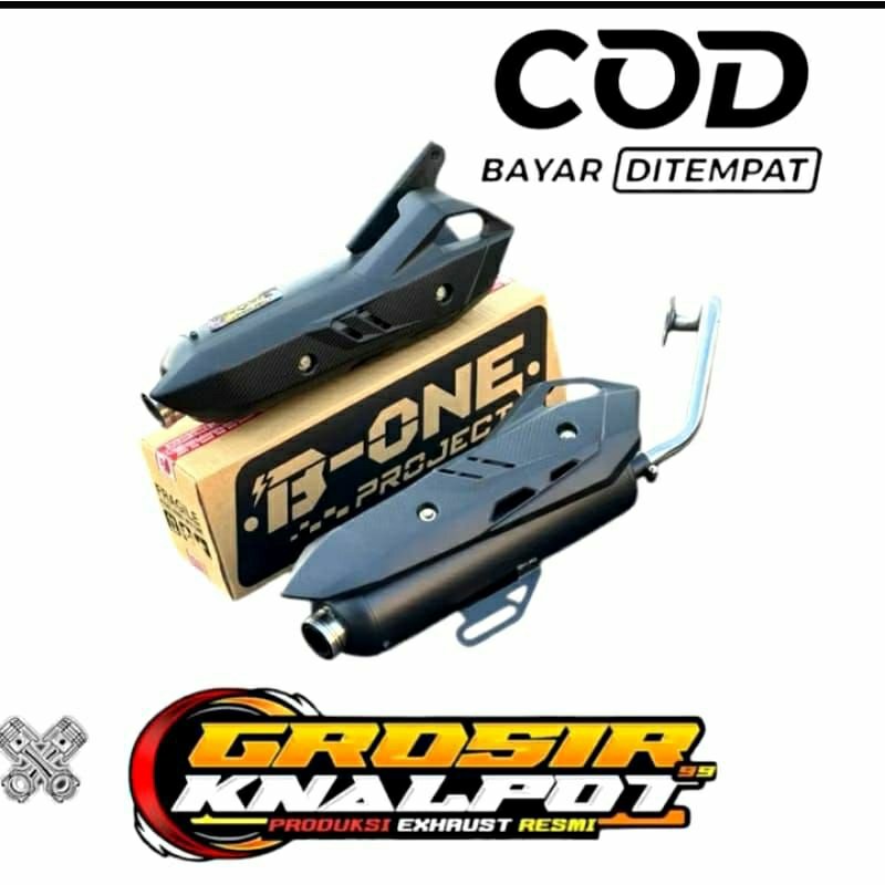 Knalpot SHIJIRO BY-ONE PROJECT Model SHIJIRO Moncong SHIJIRO Beat karbu deluxe beat esp Vario Mio Sc