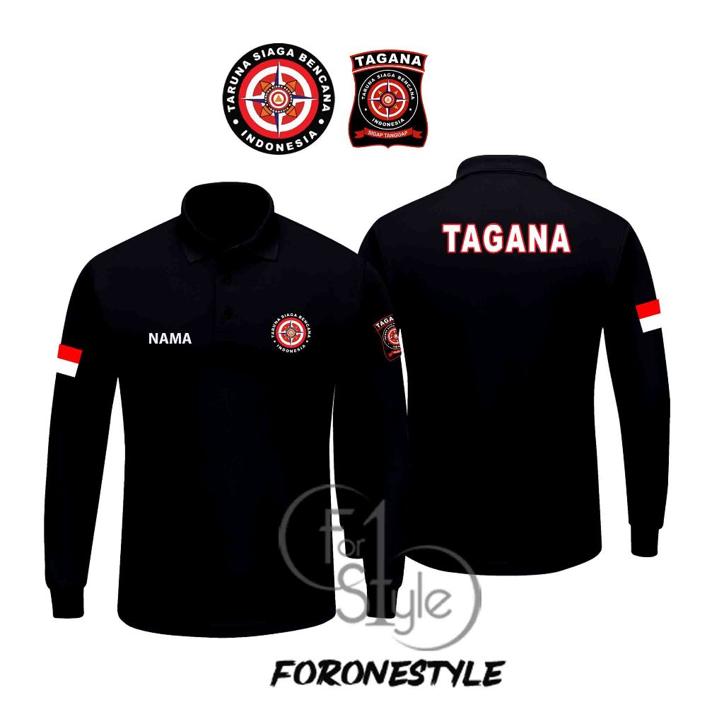 POLOSHIRT TAGANA - POLO BERKERAH TAGANA FREE NAMA - POLO TAGANA FREE NAMA