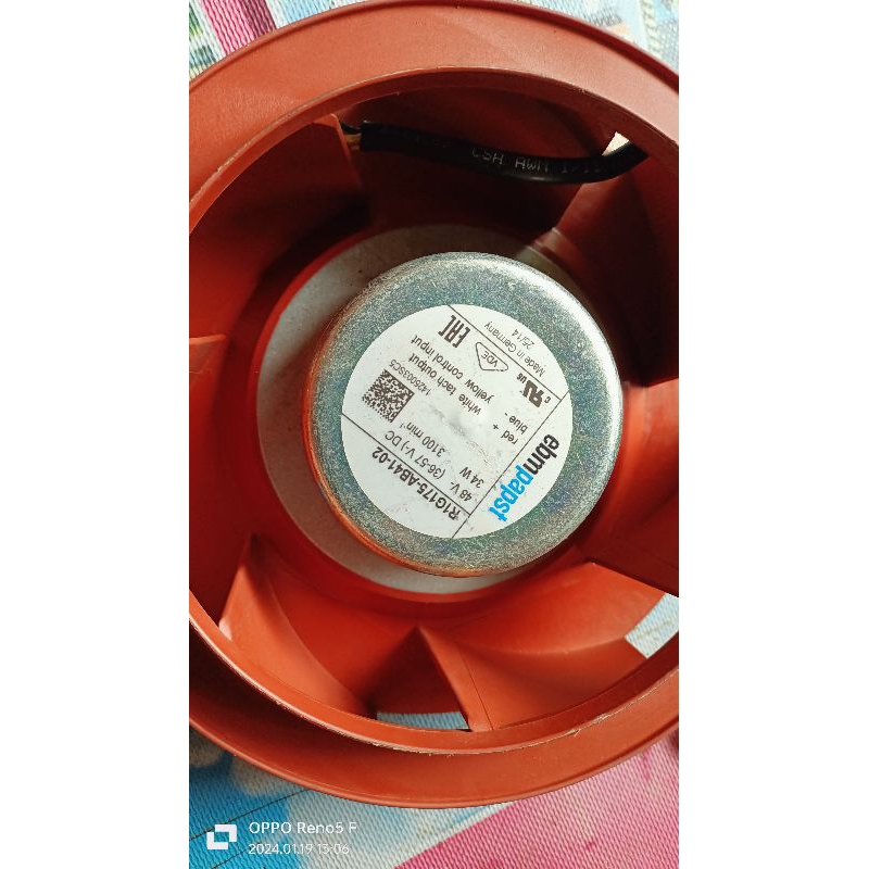 kipas fan blower CENTRIFUGAL 48V R1G175-AB41-64