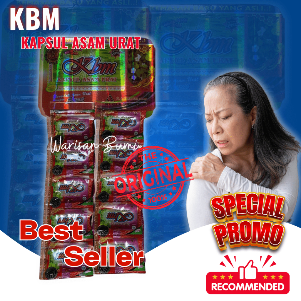 

ASAM URAT KAPSUL KBM ISI 20 SASET ORIGINAL