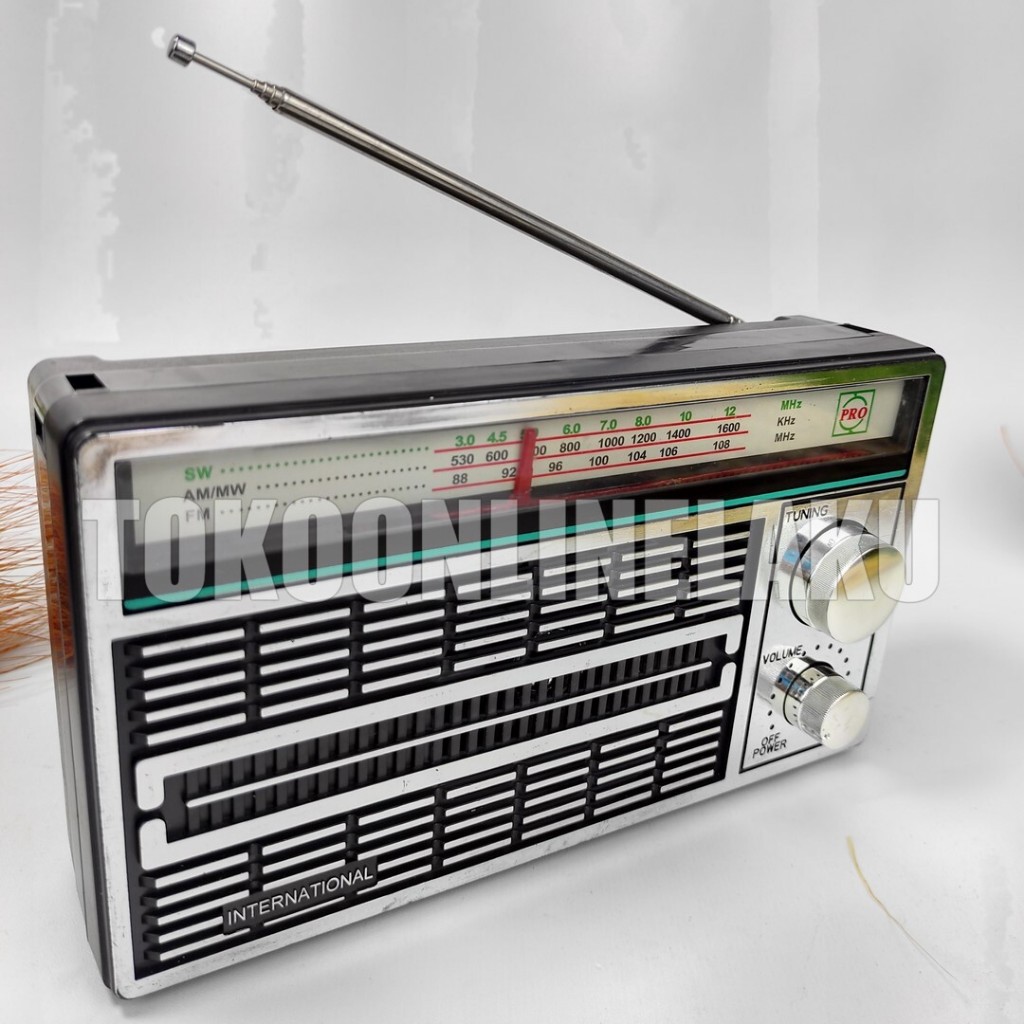 Radio Jadul FLECO  INTERNASIONAL / RADIO FLECO / AC DC BSA FM AM / Murah / ORIGINAL