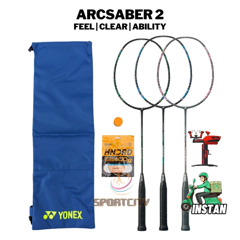 Raket Badminton YONEX Arcsaber 2 Ability Clear Feel 4U 30LBS Original