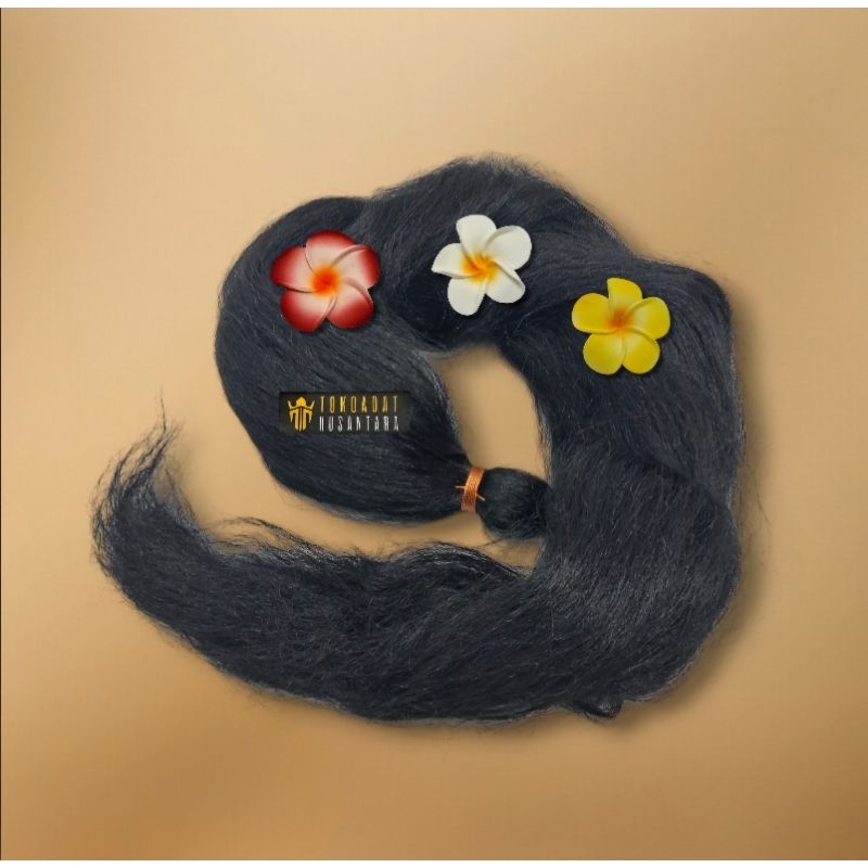 Rambut Cemara Adat Bali Sanggul Adat Bali Aksesoris Adat Bali Rambut Tambahan Konde Sanggul Rambut P