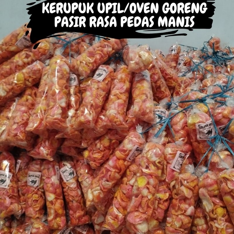 

Krupuk/Kerupuk Oven Upil Padang Pasir Melarat/Miskin/Camilan Snack Snek Makanan Ringan Goreng Pasir Rasa Pedas Manis Siap Makan/Konsumsi Halal 100% Non Kolestrol Renyah Gurih Kriuk Enak Lezat Spesial Sehat Alami Bergizi By UMKM Jombang Jawa Timur NYAStore