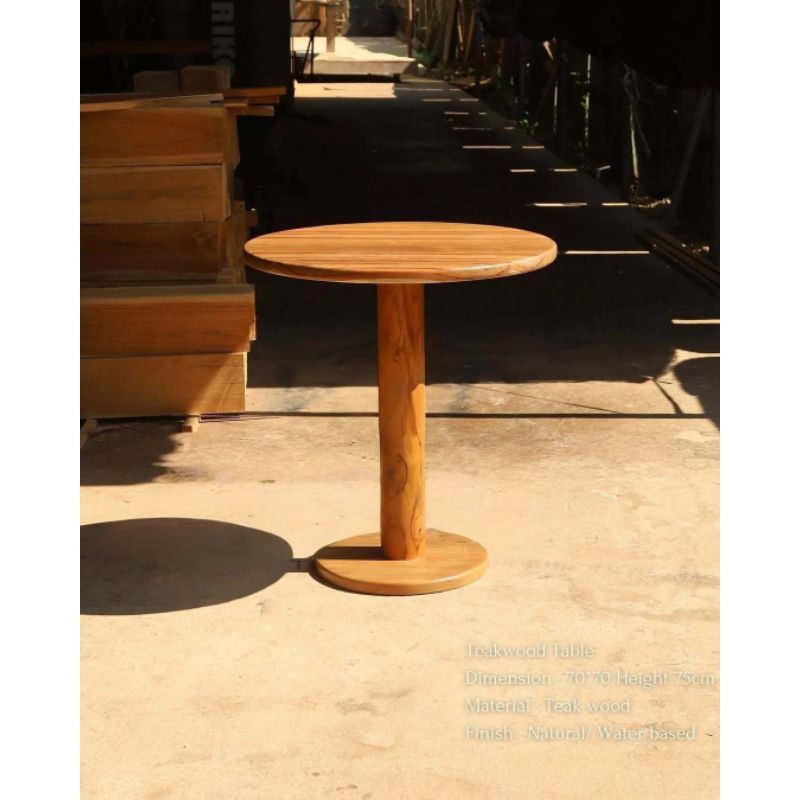 meja cafe / meja bulat cafe / meja restoran