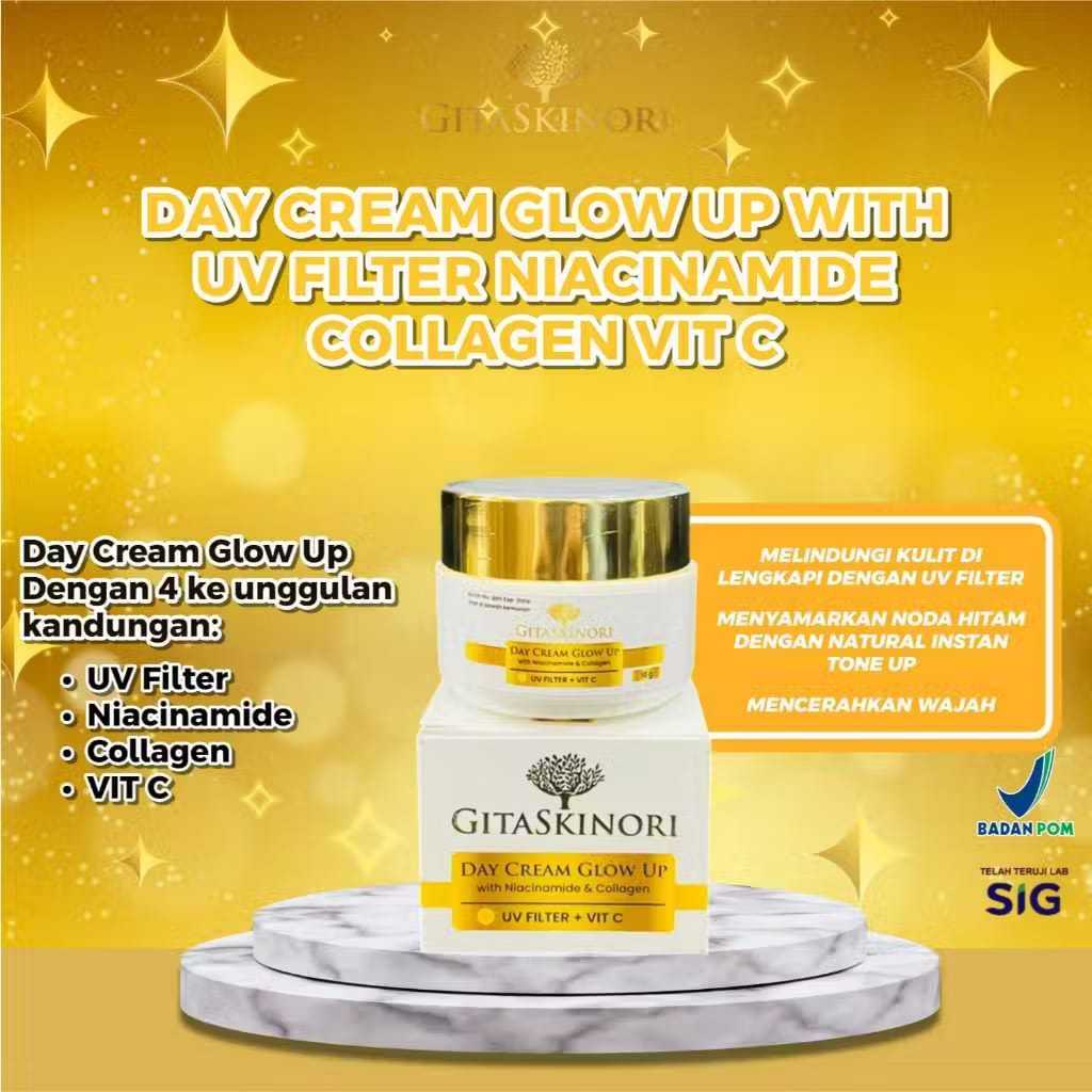 BPOM Day Cream Glow Up With UV Filter by Gitaskinori