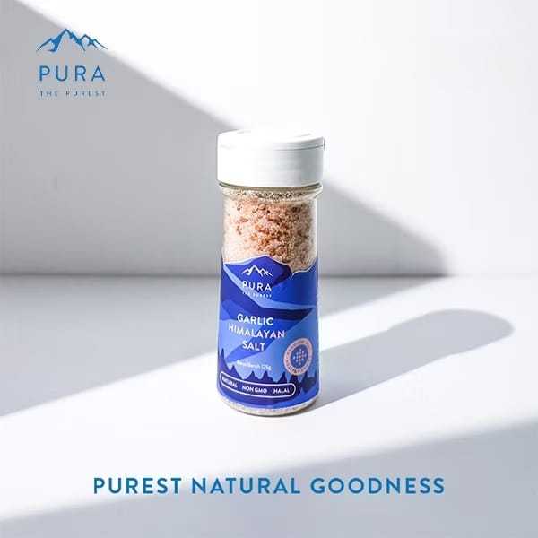 

Pura Garlic Himalayan Salt 125gr / Garam Himalayan Alamii 125gram