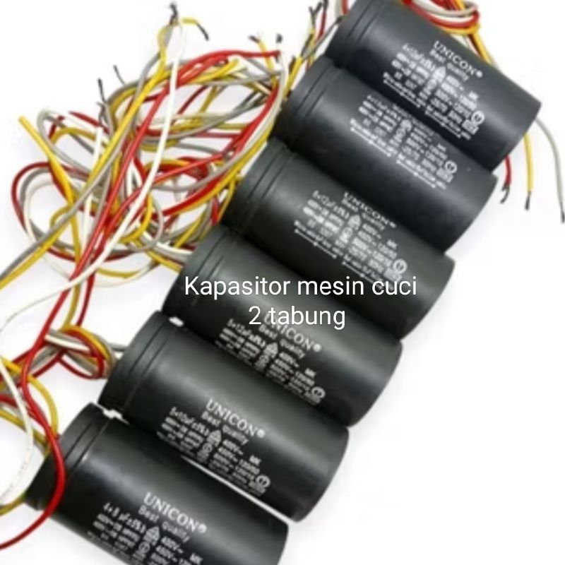 KAPASITOR MESIN CUCI LG 2 TABUNG KAPASITOR SPIN WASH PENGERING PENCUCI MESIN CUCI LG