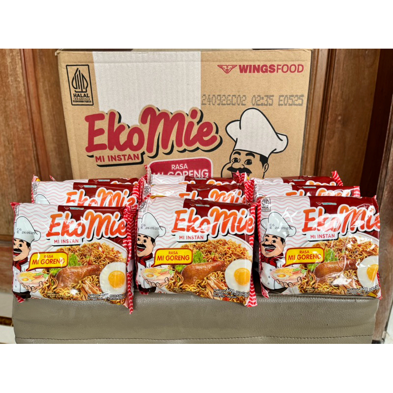 

Ekomie Goreng Mie Instan Terbaru (1 Karton isi 40 pcs x 60gram)