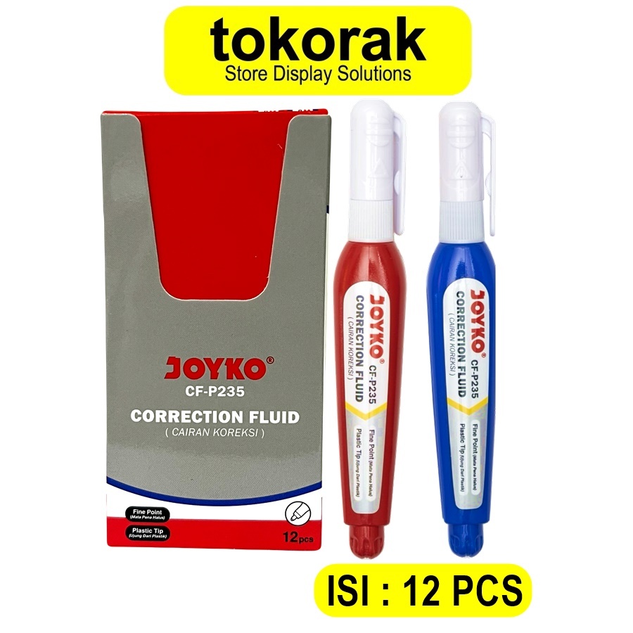 

CORRECTION FLUID CAIRAN KOREKSI PENGHAPUS CAIR JOYKO CF-P235 TIP EX CAIR CF P235 TIPEX TIPE X