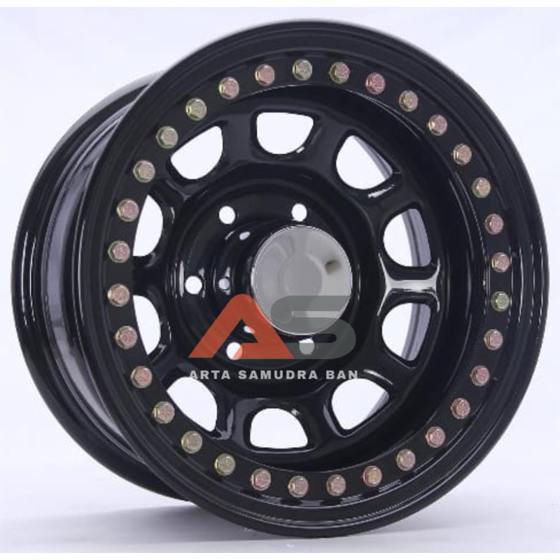 Velg Daytona Besi Steel Beadlock R 16 R16 PCD 6X139 6-139 Land Cruiser , Pajero , Hilux , Fortuner