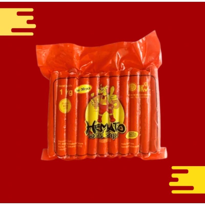 

Hemato Sosis Sapi 1kg isi 30