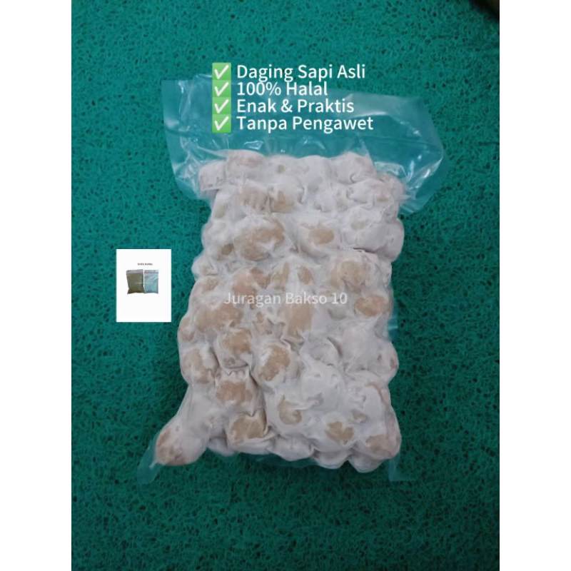 

Bakso Sapi Homemade sedang 100% Halal isi 100 pcs Gratis Bumbu