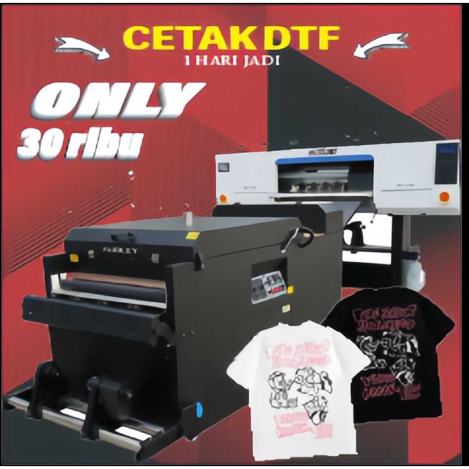 Cetak DTF Meteran | Jasa Sablon DTF Meteran Murah