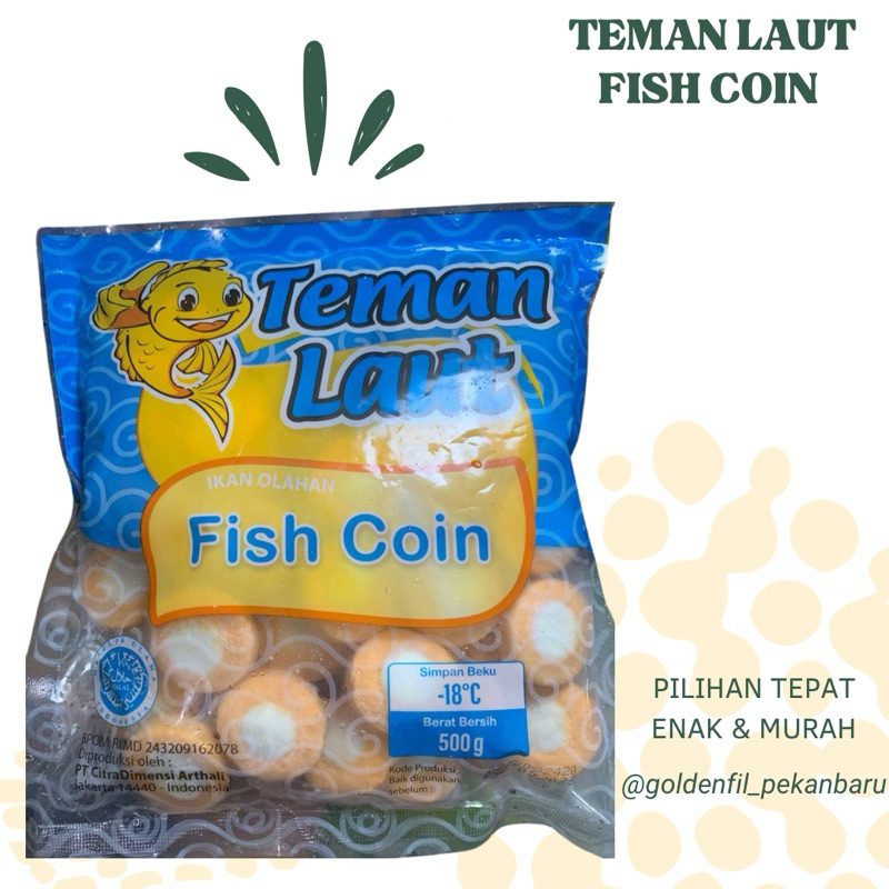 

Teman laut fish coin 500g