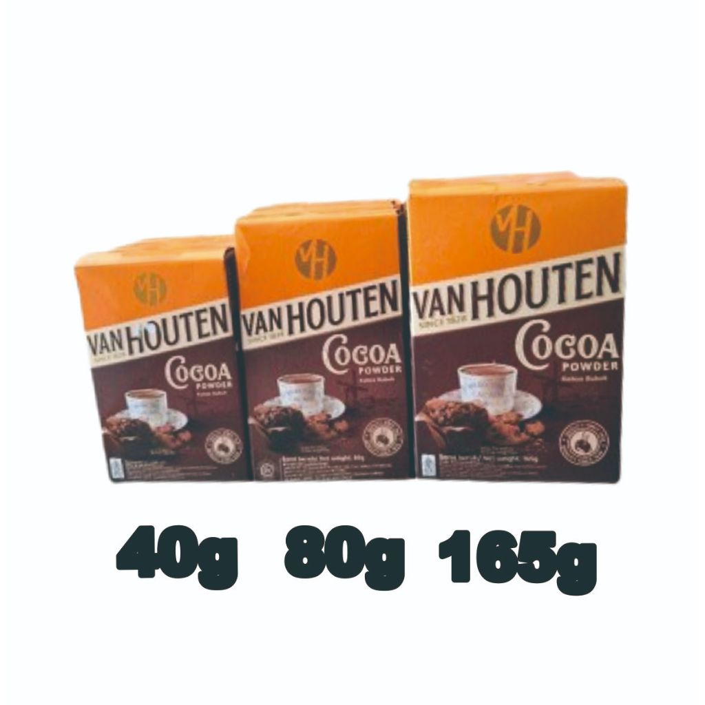 

COKLAT BUBUK VAN HOUTEN 40GR / 80GR / 165GR - COCOA POWDER VAN HOUTEN