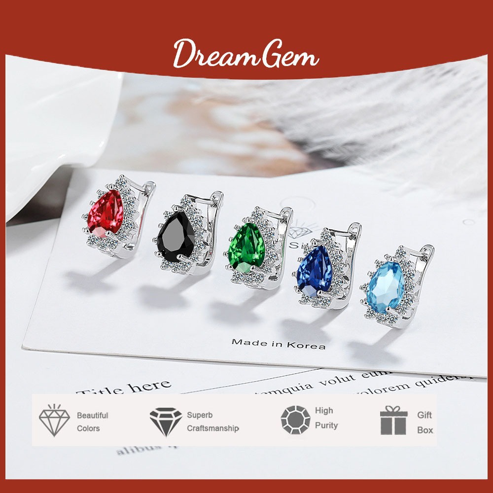 Anting Berlian Asli Bersertifikat Anting Tindik Wanita Anting Pasangan Korea Hadiah Pasangan