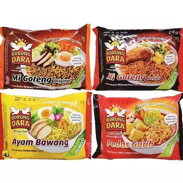 

Mie Instan Burung Dara 67g All Varian