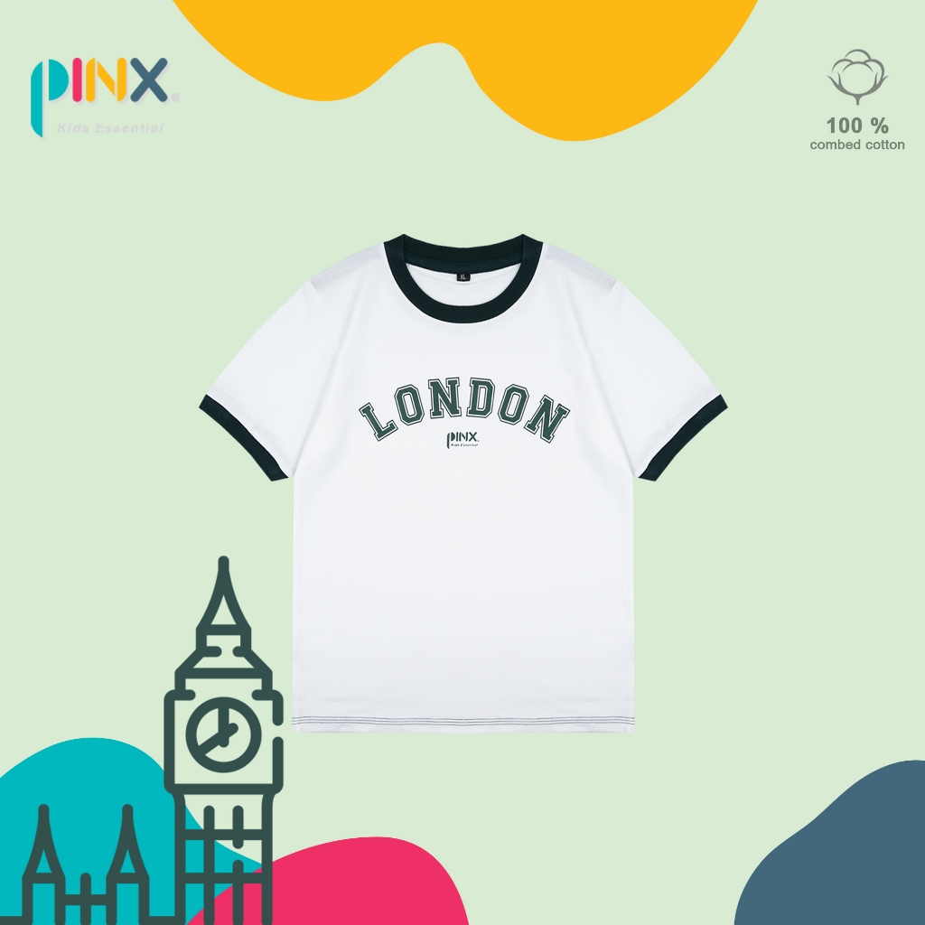 NEW PRODUCT SALE PinxKids - Setelan Anak usia 1 - 8 tahun Tshirt Street London City