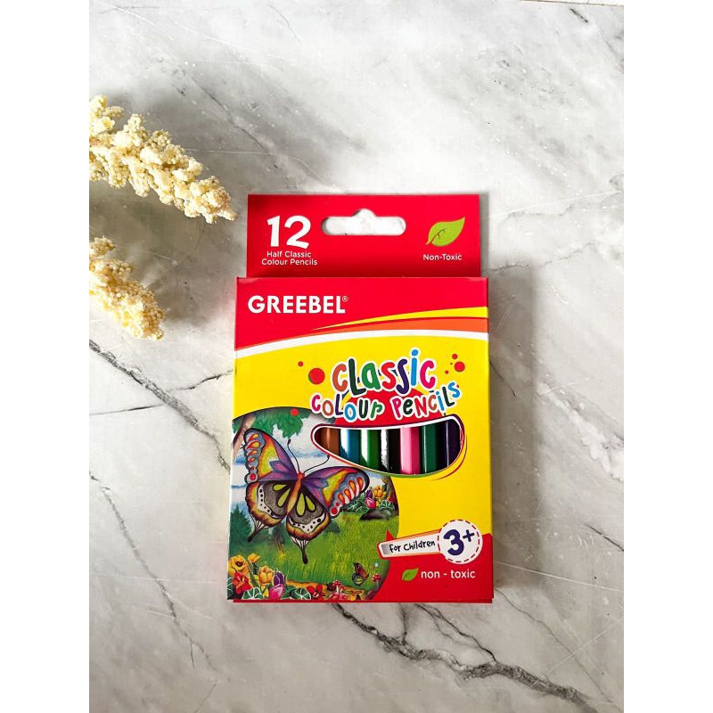 

PENSIL WARNA KAYU GREEBEL 1 PACK ISI 12 WARNA MURAH ALAT TULIS SEKOLAH MEWARNAI