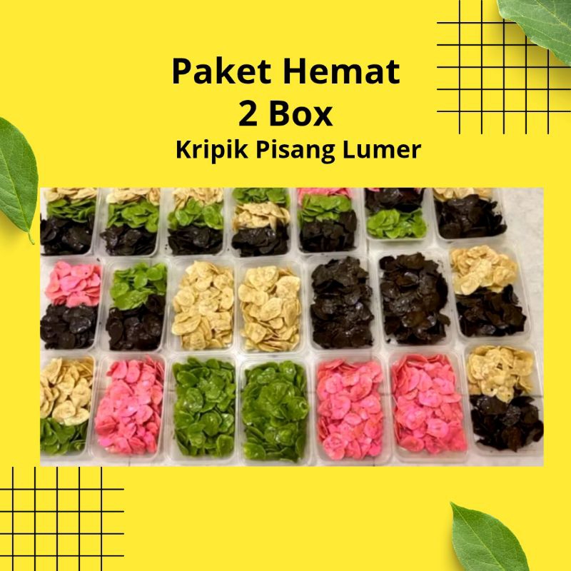 

Master Cau - 200gram Paket Isi 2 Box Keripik Pisang Coklat Lumer