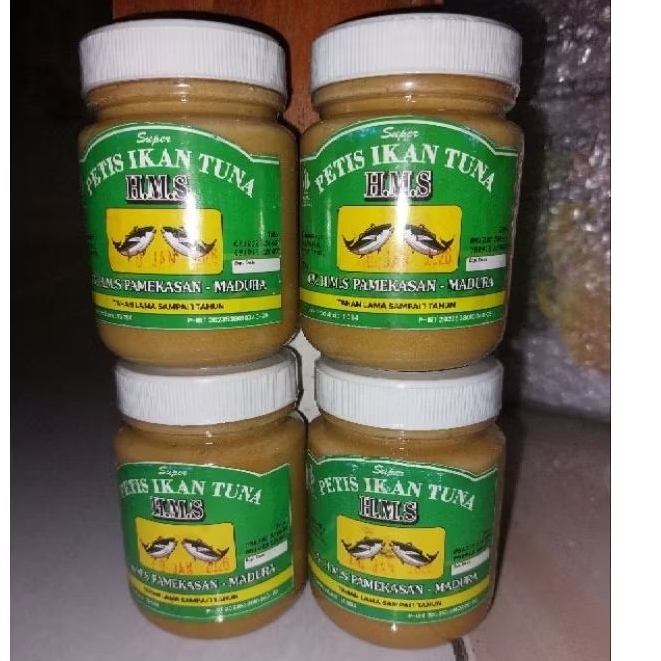

Kemasan Terbaru Petis mera/Petis Ikan Tuna Asli Madura Konang Merk HMS