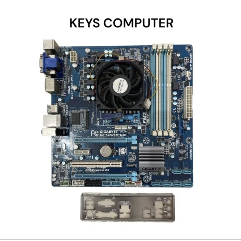 PAKETAN AMD APU A10 5800 MOBO FM2 DDR3 ONBOARD - FAN AMD / RAM DDR 3  16G ( 2 × 8 )