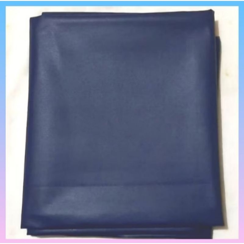 Perlak Biru Navy Meteran/ Perlak Navy Polos Meteran/ Perlak bayi/ Perlak dewasa/ Perlak Meja meteran