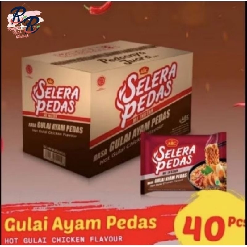 

MIE ABC SELERA PEDAS 3 VARIAN RASA 1 DUS ISI 40 PCS