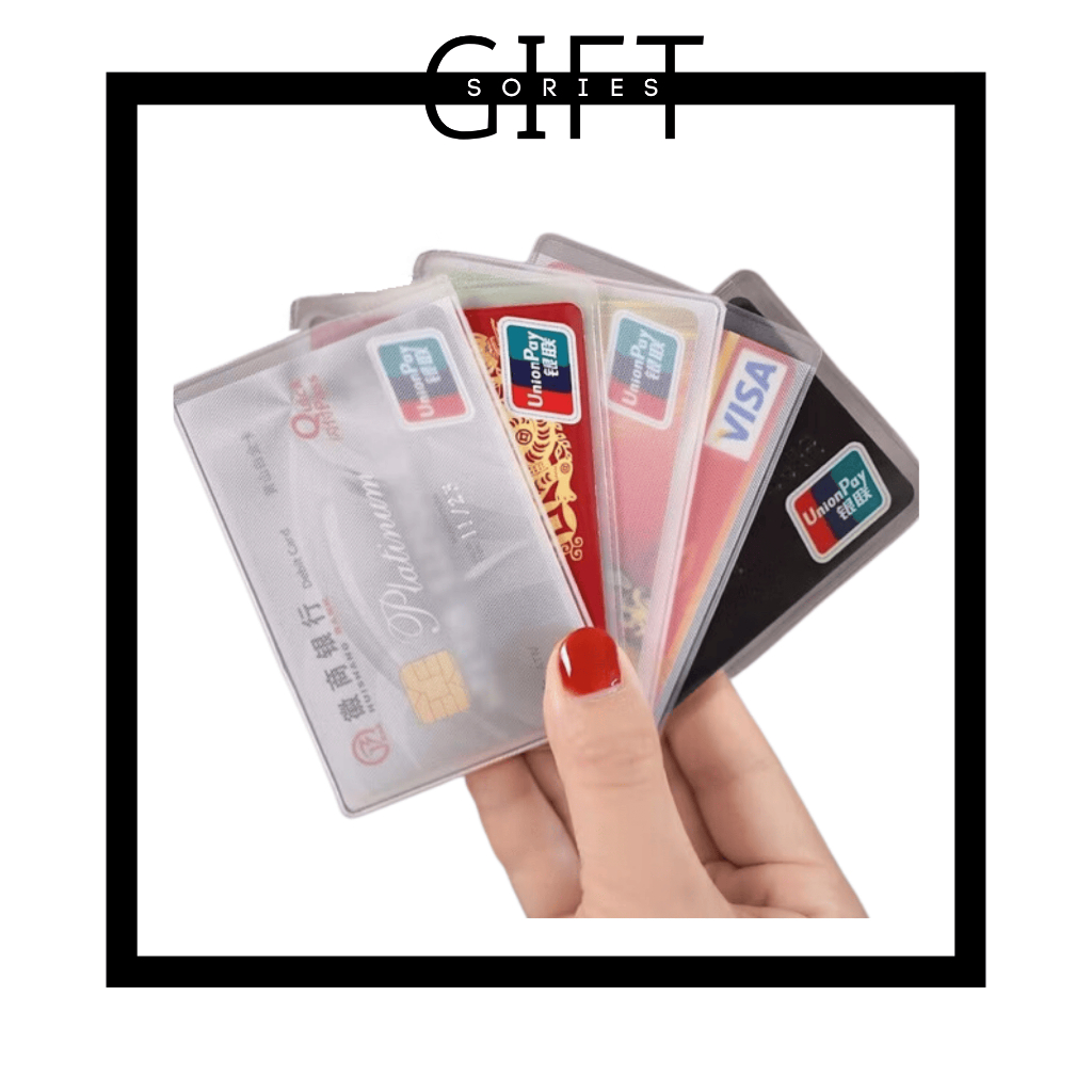Plastik Pelindung Kartu ATM | Cover Card Pelindung ATM & ID Card, Tahan Air PVC Transparan Serbaguna
