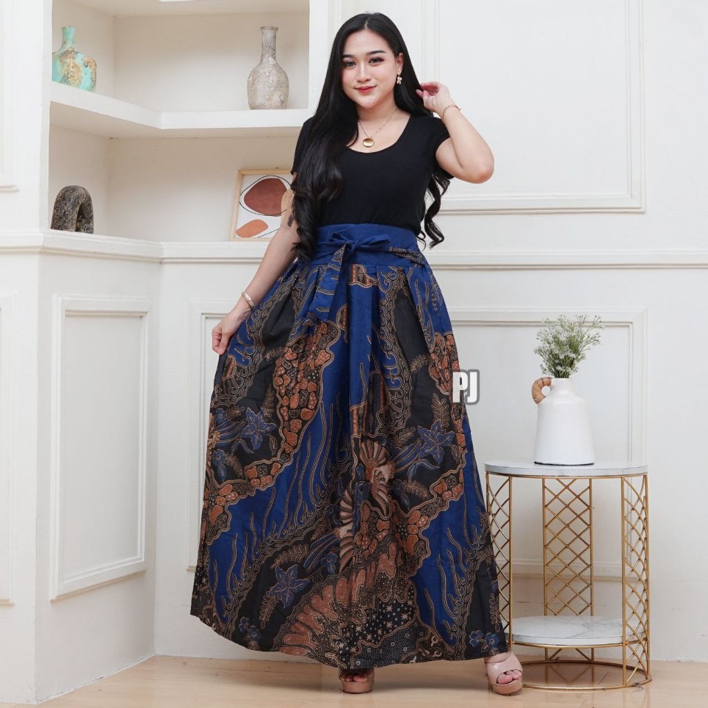 ROK BATIK PAYUNG TERBARU MOTIF TARONG NAVI