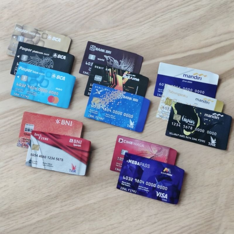 

50 Lembar Amplop Lebaran Idul Fitri MEDIUM Karakter At Em