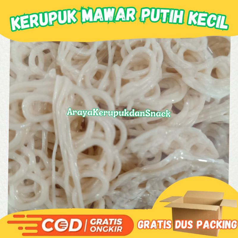 

[ 250 gr ] Kerupuk Mawar Polos - Kerupuk Seblak - Kerupuk Mawar Putih - Kerupuk Uyel Polos
