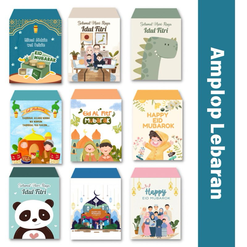 

AMPLOP LEBARAN 50 PCS dan 100 PCS ANGPAO LEBARAN KARAKTER ANAK