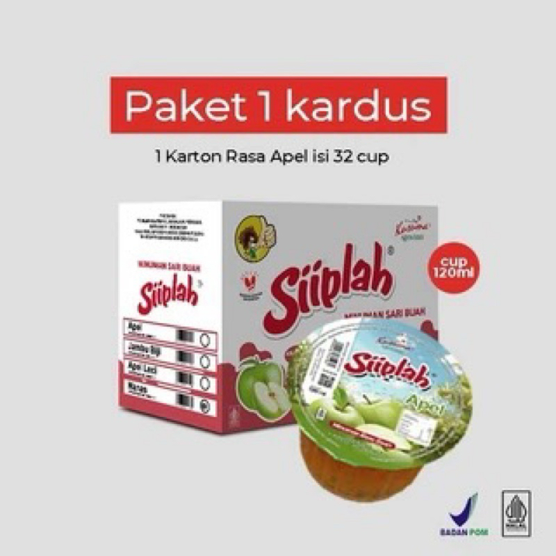 

Siplah Paket 1 Kardus Apel Isi 32 Cup