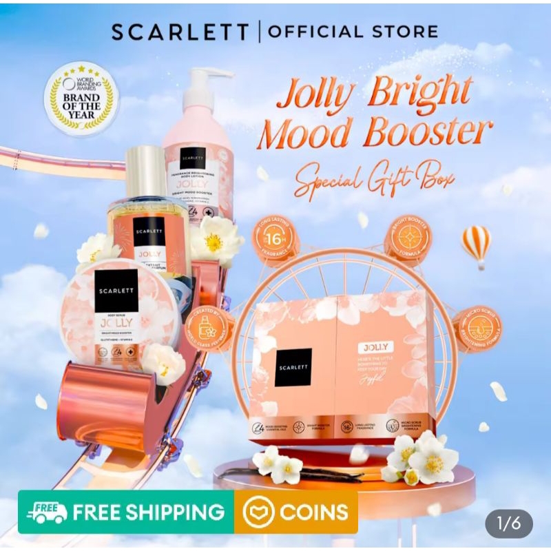 Scarlett Whitening Box Series Jolly 3 IN 1