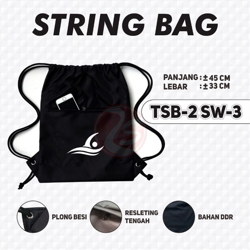 Tas perlengkapan renang tas serut swimming tas untuk membawa perlengkapan berenang