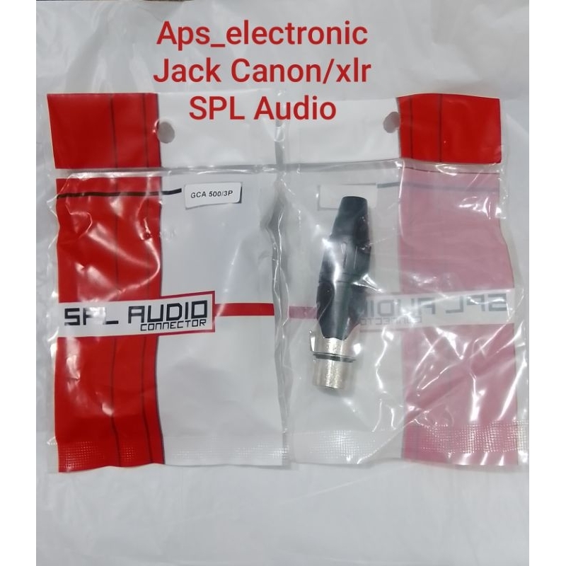 Jack/jek Canon XLR SPL Audio Gca 500 Gca400