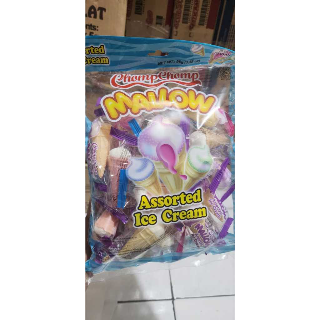 

grosir snack murah MARSMALLLOW BENTUK ICE CREAM ISI 24