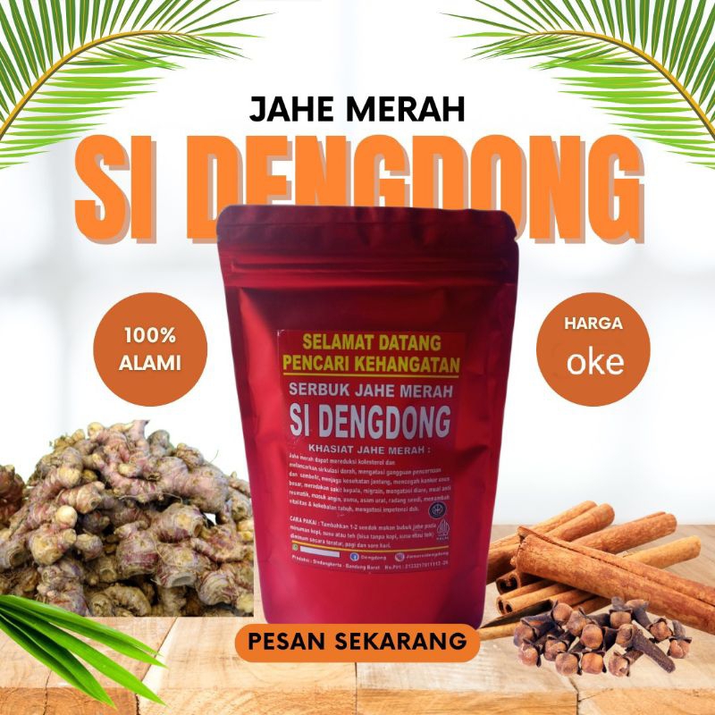 sidengdong serbuk jahe merah alami