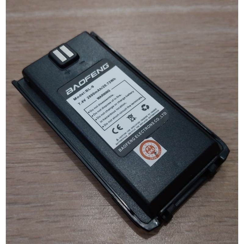 baterai ht original BAOFENG BL9 2800mah buat BAOFENG BF A58S PRO walkie talkie